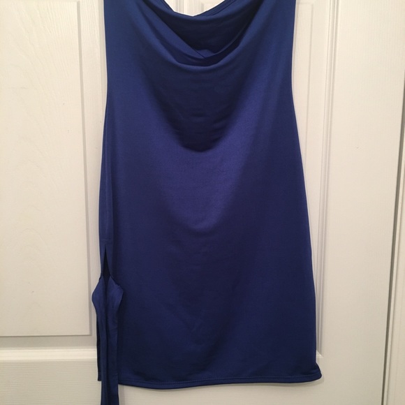 Fashion Nova Aquarius Tube Dress - Royal - Picture 4 of 5